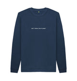 Navy Blue Not From This Planet Sweatshirt (Unisex)