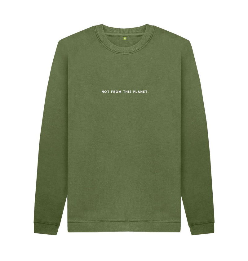 Khaki Not From This Planet Sweatshirt (Unisex)