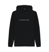 Black Printed Hoody Front