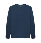 Navy Blue Not From This Planet Sweatshirt (Unisex)