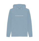 Stone Blue Printed Hoody Front