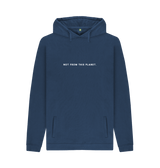 Navy Printed Hoody Front